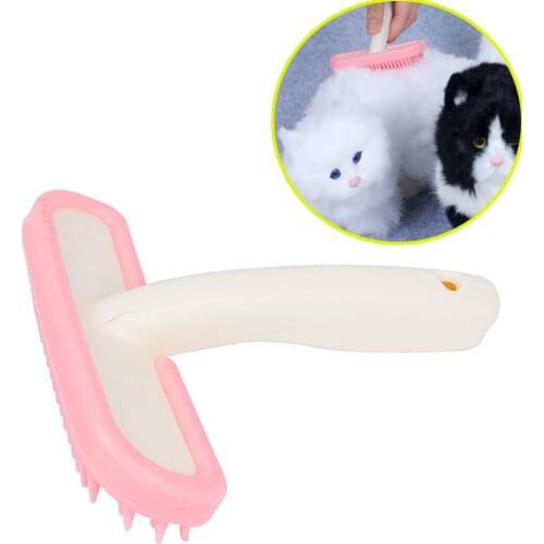 Silicone Dog Hair Removal Combs Cat Puppy Cleaning Bathing Massage Pet Grooming Comb Hair Shedding Fur Brush Pets Dogs Supplies