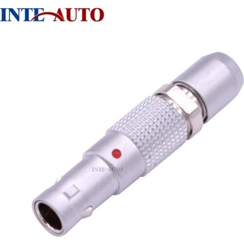 Replacement IP50 00B Series Straight Plug 2 3 4 Pin Male Solder Circular Push Pull plug Connector,no bend relief