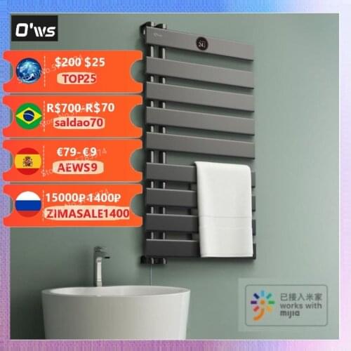 MIJIA OWS Electric Heating Towel rack Intelligent constant temperature Work With Mijia Smart Timing Sterilize and remove mite