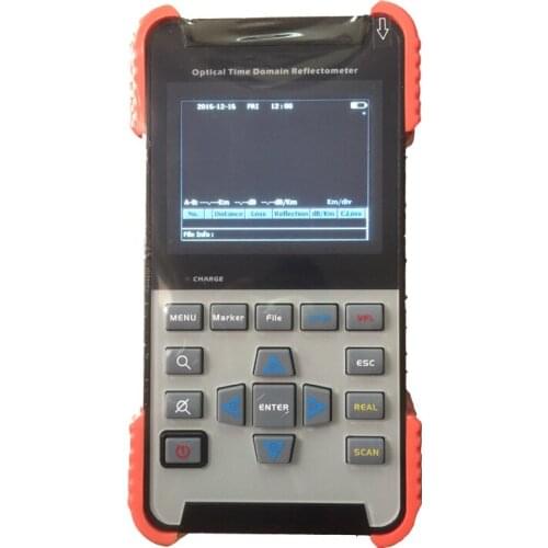 TriBrer Brands Handheld OTDR Testing Machine AOR500 1310/1550nm 24/22dB AOR500S FC SC with1MW visual fault locator measure