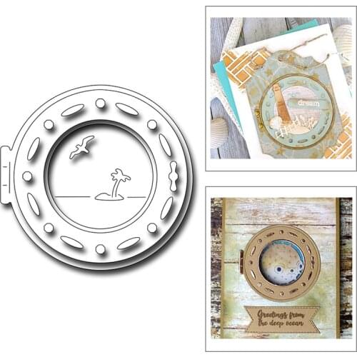 2021 New Pop-up Submarine Window Metal Cutting Dies For Mould Cut Craft Making Background Card Paper Scrapbooking DIY No Stamps