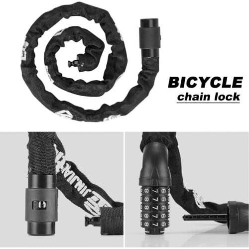 Bike Chain Lock Thicken Multifunctional with Keys Bicycle Safety Anti Theft MTB Road Chain Lock for MTB