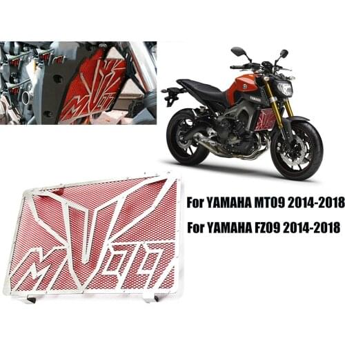 Radiator Grille Guard Cover Water-tank Protection Net For YAMAHA MT09 MT-09 MT 09 FZ09 FZ 09 FZ-09 2014 2015 2016 2017 2018