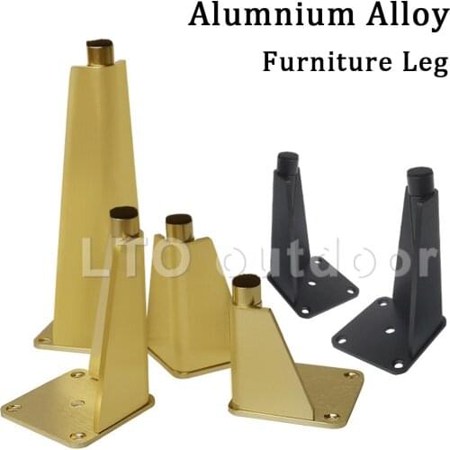 1/4 PCS Multi-size Adjustable Metal Furniture Legs Modern Style Aluminum Alloy Cabinet Feet For Cabinets Sofa TV Stands beds