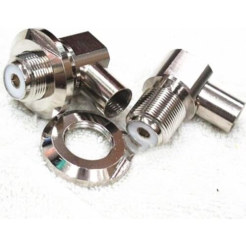 1pc UHF SO239 Female Right angle solder for LMR400,RG8,RG213 cable RF connector adaptor
