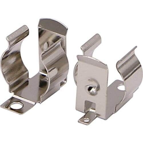 10pcs/lot Spring Steel with Nickel Plate A23 Battery Holder Clip for N, A23, AAA Batteries