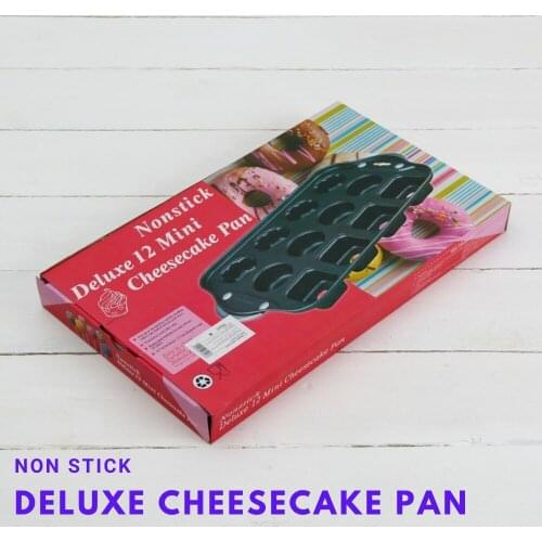 12 Mixed Cavities Flowers Squares Rounds Cheesecake Non Stick removable bases
