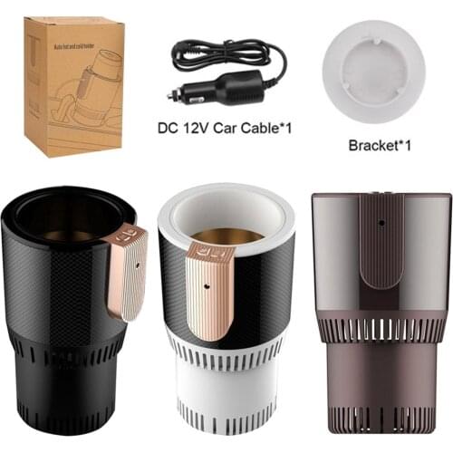 12V 2-in-1 Car Warmer Cooler Cup Smart Car Mug Perfect Electric Coffee Maker Water Cup for Road Tripper