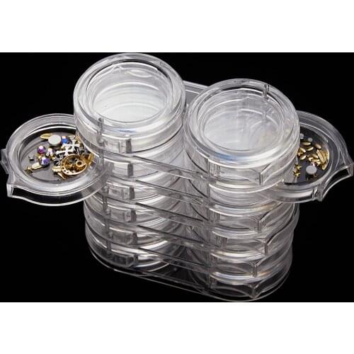 12 Grid Empty Storage Box for Nail Art Manicure Tools Jewelry Beads Display Storage Case Make Up Organizer Boxes WB-003