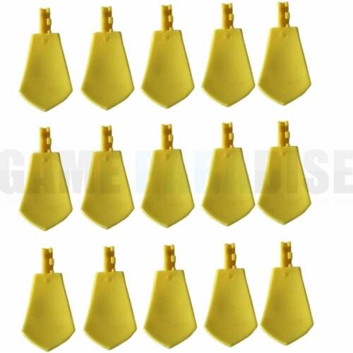 15 pcs/lot claw crane machine replacement yellow clip for candy claw