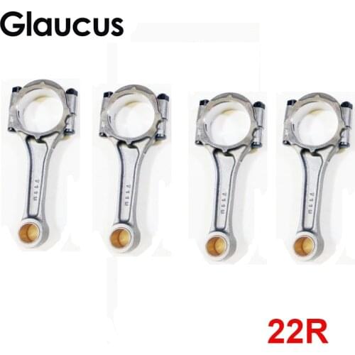 4pcs 22R 22RE 22REC 22RTEC engine connecting rod for Toyota Corona Hilux Celica Cressida Pickup 4Runner 2366cc 2.4L 13201-39015