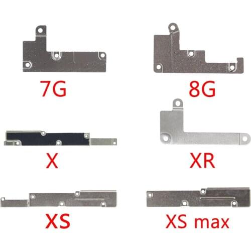 30pcs/lot Battery FPC Metal Cover for iPhone 7 8 Plus X XS Max XR inner Metal Bracket Clip Holder parts