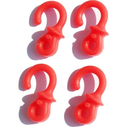 4pcs Archery Bow String Stabilizer Monkey Tail Bowstring Damper Rubber Damping Shock Absorber Compound Recurve Tradition Bow