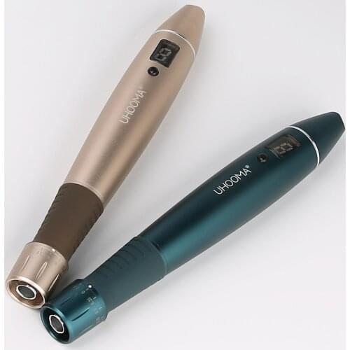 Dermapen UHOOMA F6S Auto microneedle therapy system microneedling derma home use MTS skin micro needling digital display 6 speed