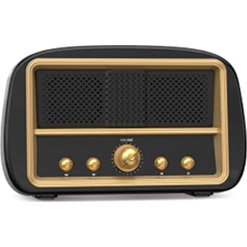 Retro Bluetooth Wireless Stereo Speakers, MINI TV Subwoofer, Portable Retro Bluetooth Speakers