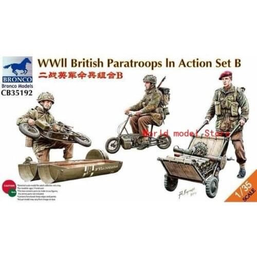 BRONCO CB35192 1/35 WWII British Paratroops In Action Set B