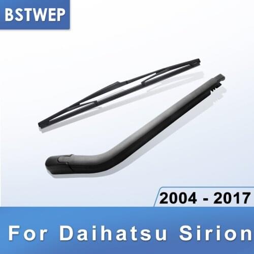 BSTWEP Rear Wiper & Arm for Daihatsu Sirion MK2 2004 2005 2006 2007 2008 2009 2010 2011 2012 2013 2014 2015 2016 2017