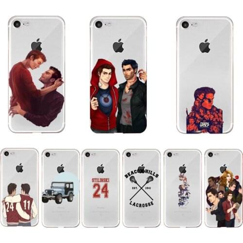 Teen wolf Phone Case For iPhone X XS MAX 6 6s 7 7plus 8 8Plus 5 5S SE 2020 XR 11 11pro max Clear funda Cover