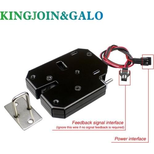 DC 12V Mini Electrical Lock Smart Cabinet Lock Latch Drawer Cupboard Case Anti-Theft Lock Universal Long-Life