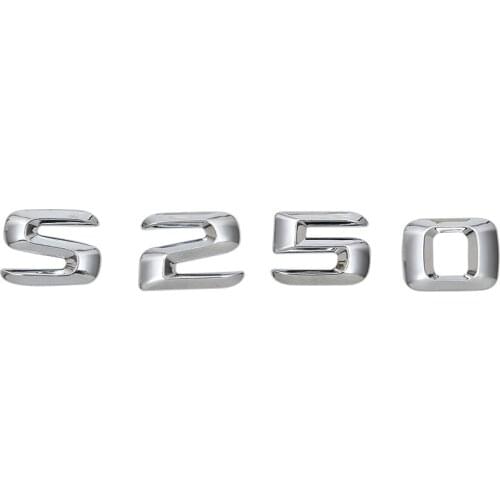 For S Class 220SE W111 W116 W126 W140 W220 W221 W222 S250 Rear Trunk Letters Emblem Badge Logo Sticker