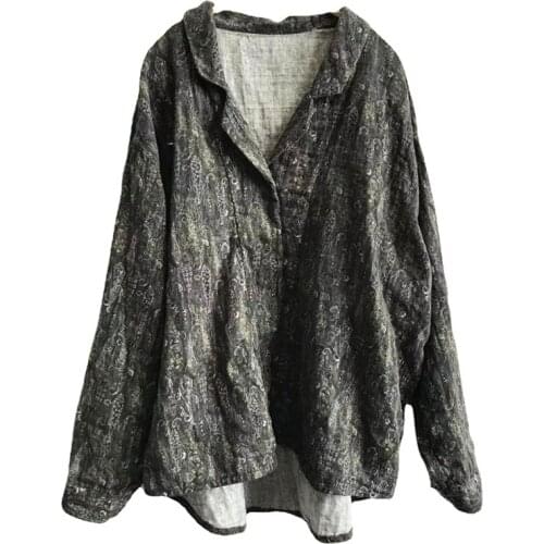 Womens Linen Shirts Fairynatural China