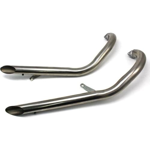 Vulcan400 Vulcan800 Motorcycle Slash Cut Full Exhaust Pipe Muffler Silencer Exhaust Tube for Kawasaki Vulcan 400 800 VN400 VN800
