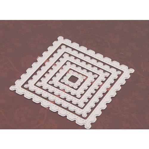 Metal Cutting Dies Layering Frames Card Die Cut Stencil DIY Scrapbook Paper Photo Craft Template Greeting Card Handmade