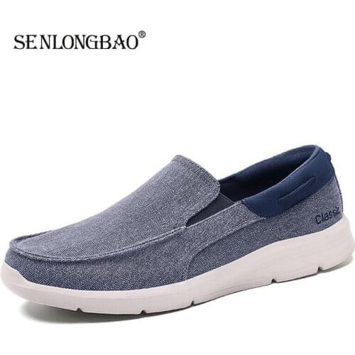 New Summer Autumn Mens Canvas shoes Breathable Men vulcanized shoes Slip Wear Mens Flat shoes Soft Casual Shoes Size 39-47