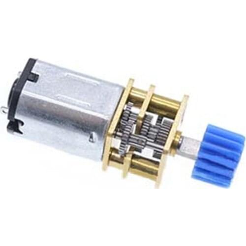 N20 DC 3/6/12V Micro Speed Gear Motor 15-300RPM Reduction Gear Motor Electric Metal Gear Reducer Motor with Gear Wheel