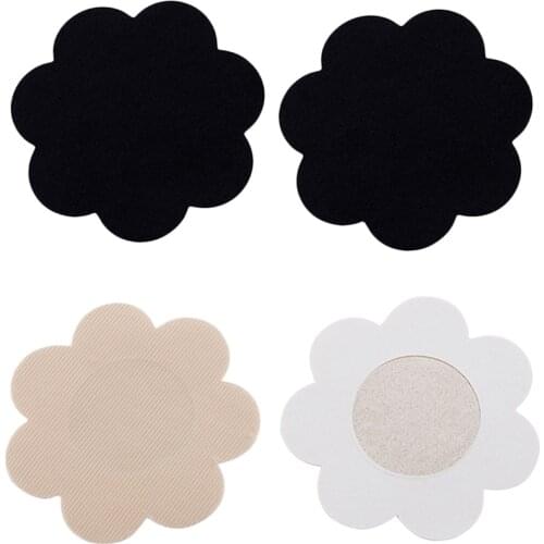 Pack of 40 Pairs Women’s Petal Self Adhesive Pasties Nipple Disposable Cover Bra Stickers Fashion Accessories
