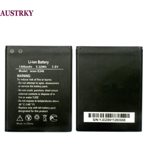 New 1400mAh battery Replacement for DEXP Ixion E240 Mobile phone+ Tracking Code