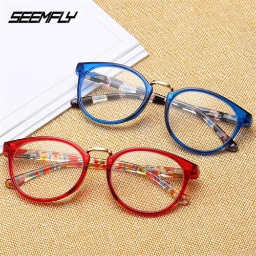 Seemfly New Fashion Men Women Reading Glasses Classic Full Frame HD Clear Lens Presbyopia Eyeglasses With Diopter +1.0 To + 4.0