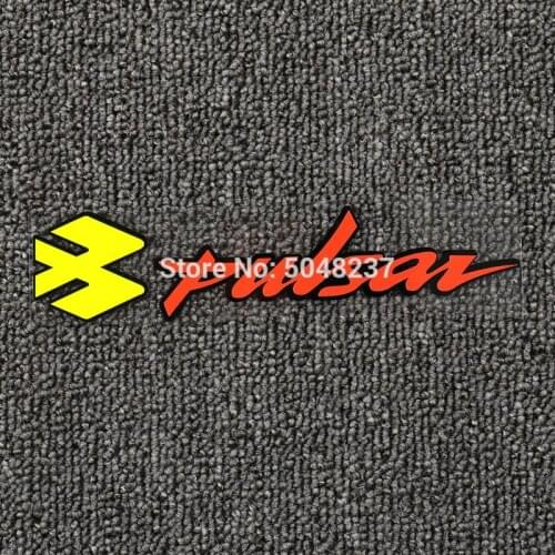 PVC fluorescent sticker red yellow Decal for pulsar motorcycle