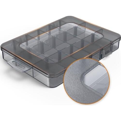 Adjustable Storage Container Plastic Storage Box Compartment Component Screw Sleeve Holder Display Container