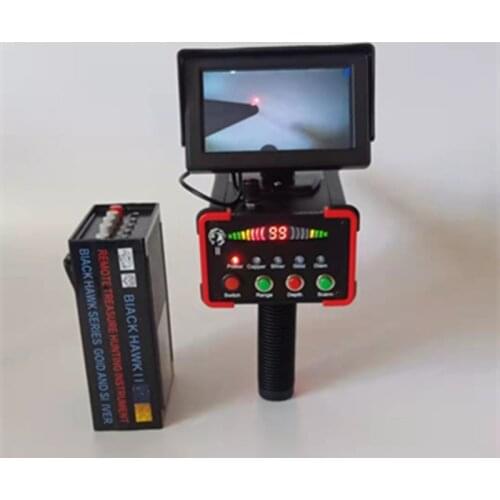 New Black Hawk = generation with infrared remote hand-held underground metal detector outdoor gold, silver, gemstone and diamond