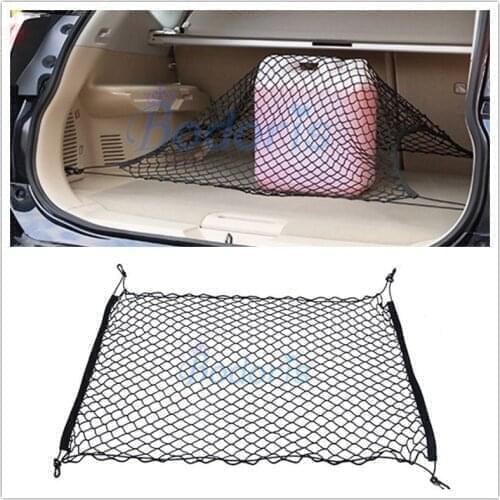 For hyundai i30 solaris verna ix35 accent creta ix25 tucson santa fe i20 Trunk Cargo Nets Luggage Net Car Organizer Accessories