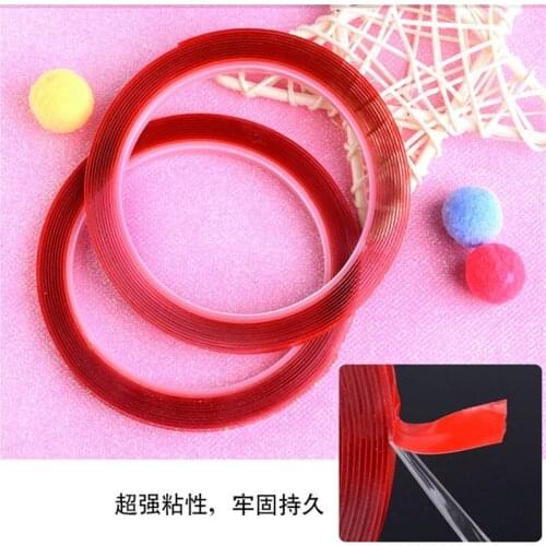 Display Show Stand Holder Rectangle Clean Protective Film 3/10m Double Sided Glue Adhesive Tape Rolls Nails Art