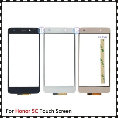 High Quality 5.2" For Huawei Honor 5C Touch Screen Digitizer Sensor Outer Front Glass Lens Panel