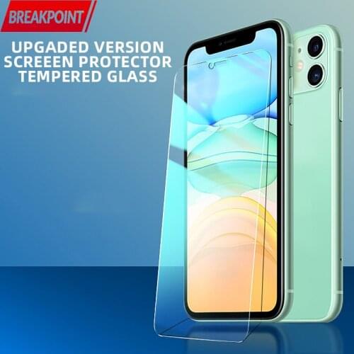 Breakpoint Tempered Glass For iPhone 12 Pro Max Screen Protector 6 6s 7 8 Plus X XS Max 11 13 Mini Upgraded Version Film Guard