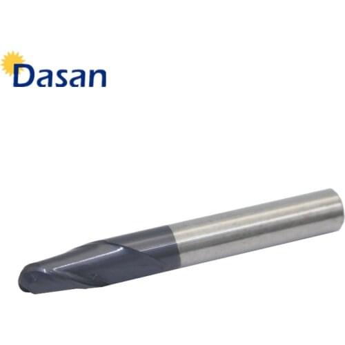 10pcs ball endmills 8mm HRC50 2F-R4*60 Ball Nose END MILL Radius 4 Coated Spiral Straight Shank CNC Woodworking Milling Tool