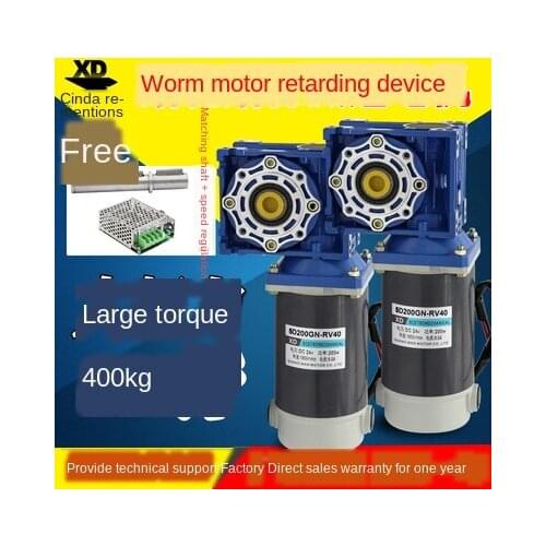 200W RV40 worm gear motor 220v AC motor speed high torque motor reversing motor pinion