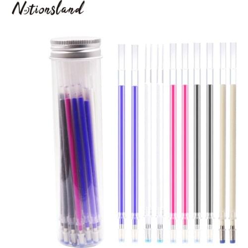 25pcs Heat Erase Pens Refills for Tailors Sewing and Quilting Dressmaking Heat Erasable Fabric Marking Pen Tailors Chalk