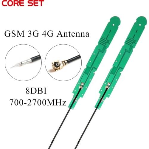 5pcs 8dbi Ipex Connector Dual Band Antenna With 12cm Cable Laptop Internal Wifi Aerial GSM 3G 4G Built-in Antenna