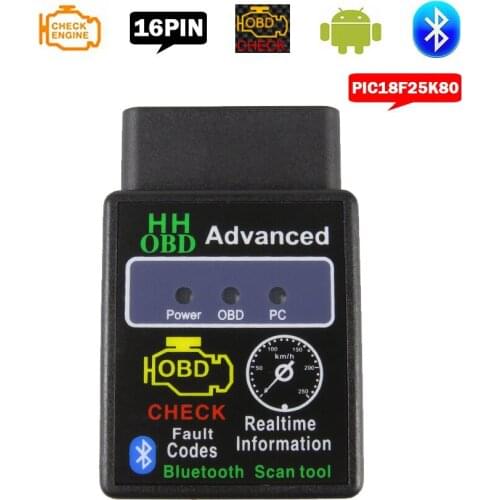 Automotive Scanner ELM327 Bluetooth Obd2 Car Diagnostic Tools ELM327 V1.5 ELM 327 OBDII OBD 2 Diagnostic Scanner For Android