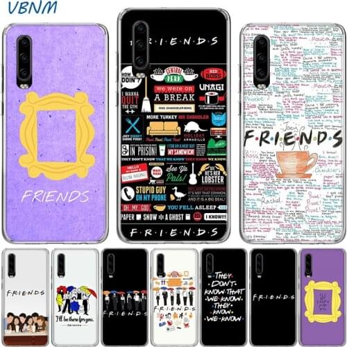 Central Perk Coffee Friend Tv Show Silicone Case For Huawei P40 P30 P20 Mate 30 20 10 P10 Pro lite P Smart Z Plus + 2019 2018