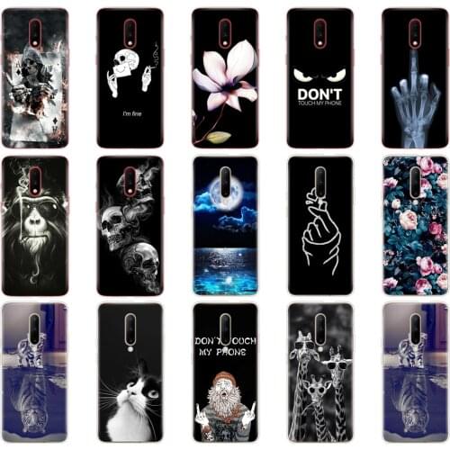 For oneplus 7 case for one plus 7 pro Case etui Soft TPU Silicon Phone cover For OnePlus 7 Pro 2019 Protective Bag Bumper 1+7