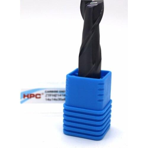 Router bit 14*14*100 with 2 flutes HRC 45 square flatted mill cutter tungsten carbide end mills CNC machine milling tools