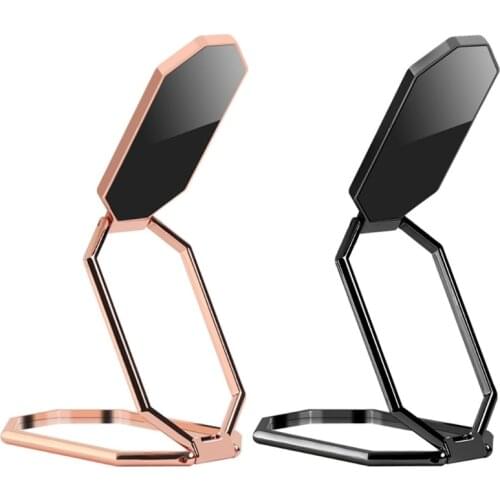 Cell Phone Ring Holder Finger Kickstand 360° Foldable Swivel Phone Desk Stand Metal Back Ring Grip for All Smart Phones
