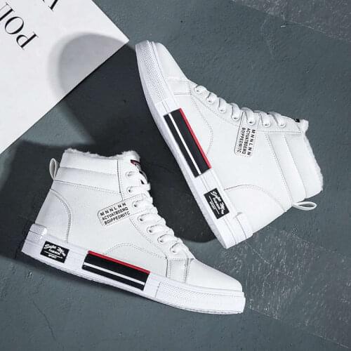 Luxury Brand Shoes for Men Sneakers 2021 High Quality Outdoor Baskets Homme 2021 Autumn Winter Keep Warm Mens Casual Shoes R9