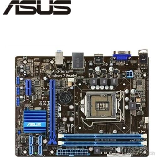 For ASUS P8H61-M LX3 PLUS Desktop Computer Motherboard LGA 1155 DDR3 For Intel H61 P8H61 Desktop Mainboard SATA II Used